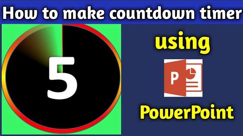 microsoft powerpoint clock timer.